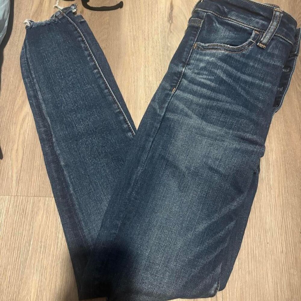 American-eagle Women's Blue and Navy Jeans